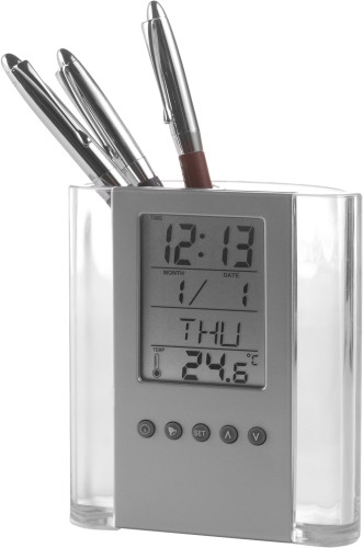 ABS pen holder with clock Carter