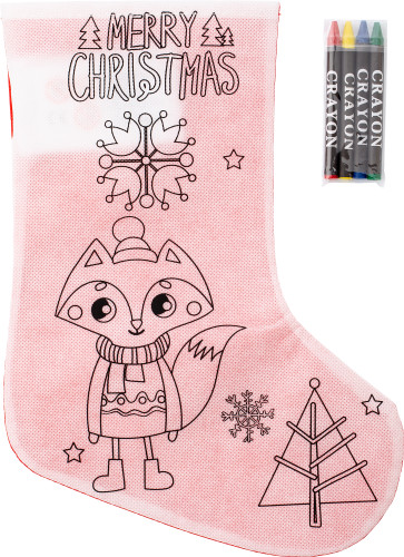 Nonwoven (80gr/m²) Christmas stocking Jasleen