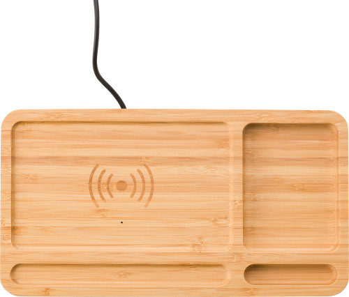 Bamboo desk organizer