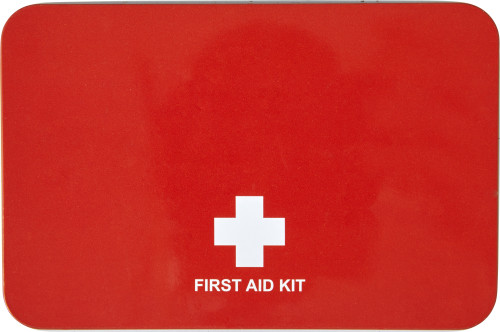 Metal tin first aid kit Hassim