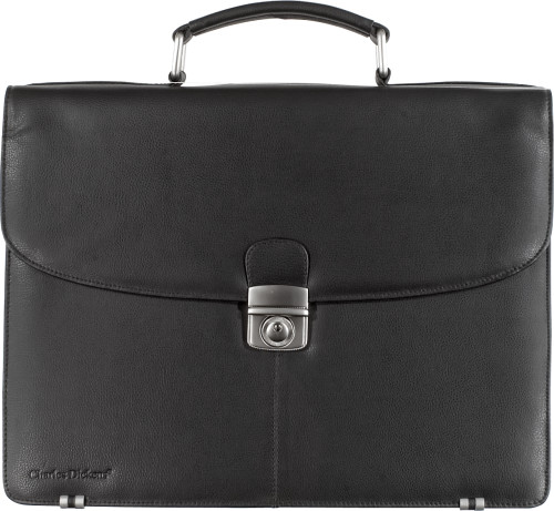 Leather Charles Dickens® briefcase Shia