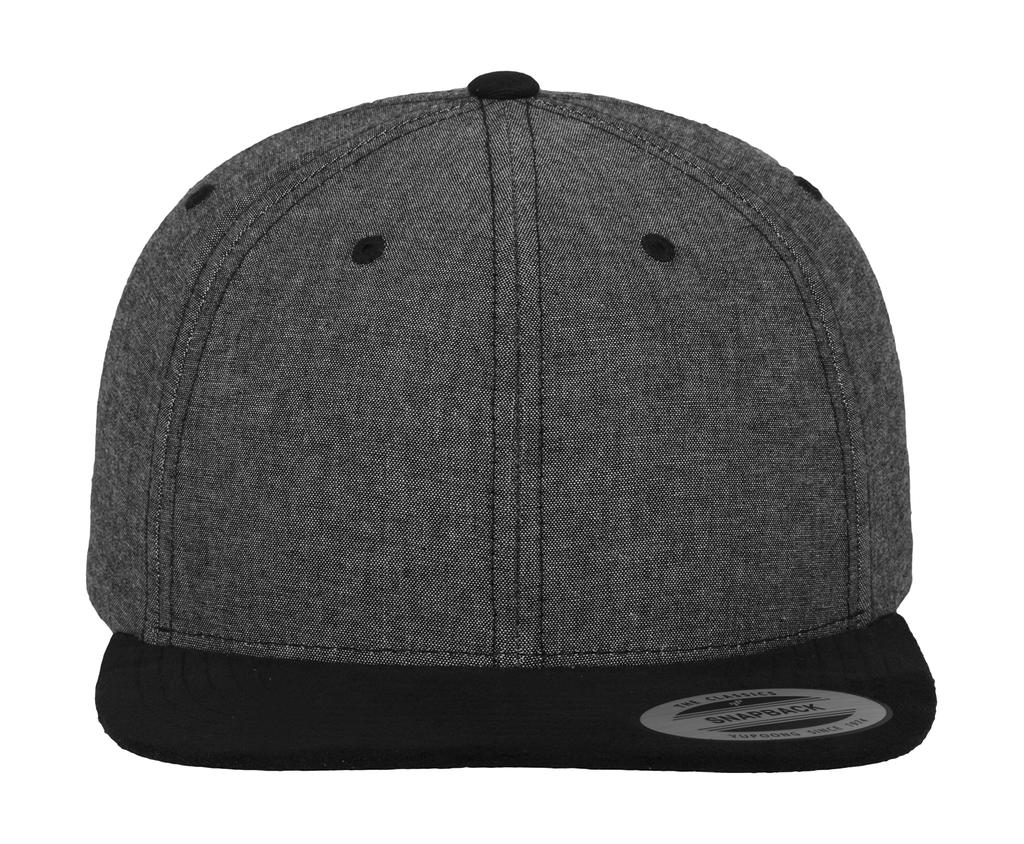 Chambray-Suede Snapback