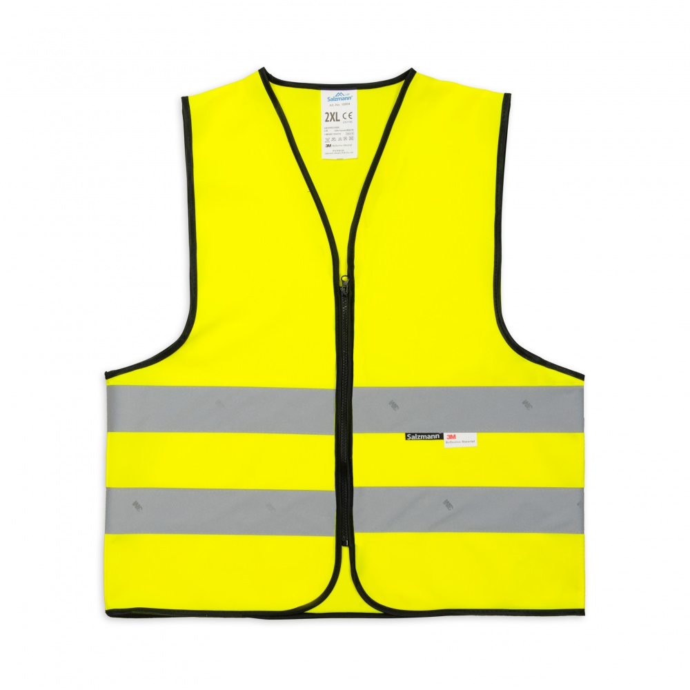 Refleksvest HI-VIS 3M med lynlås [Voksen]