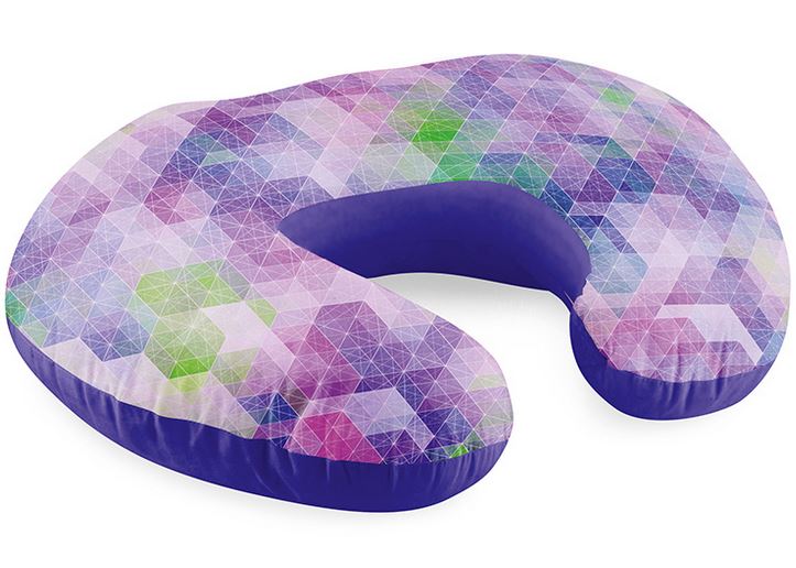 Travel pillow in velour (full color print) EU