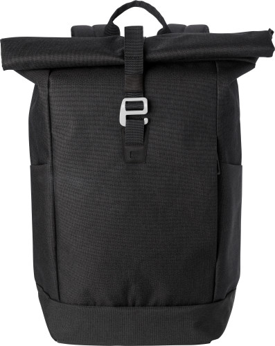 Polyester (600D) rolltop backpack Oberon