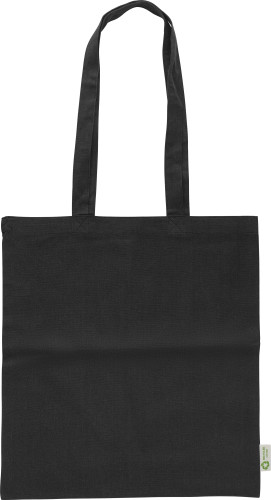 Recycled cotton shopping bag (120 gsm) Elara