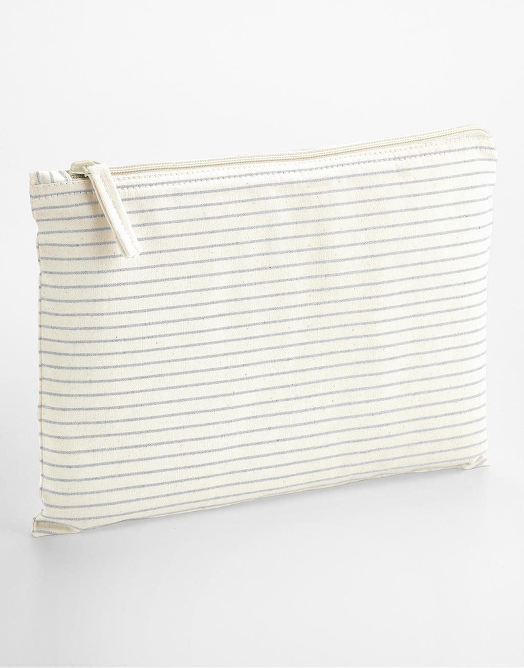 Striped Organic Cotton Accessory Pouch