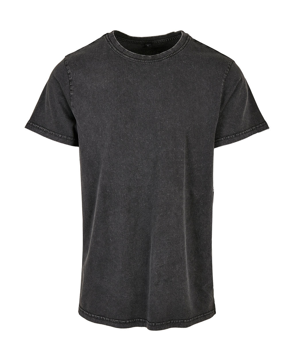 Acid Washed Round Neck Tee