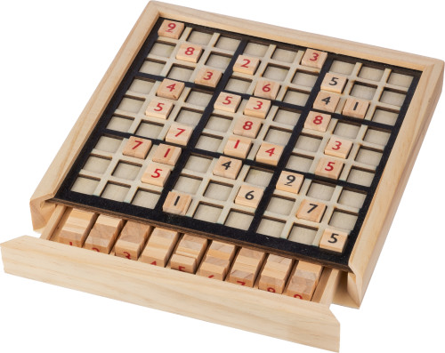 Wooden sudoku game Christa