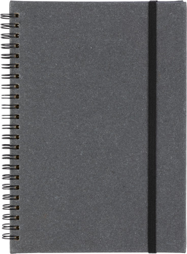 Recycled leather notebook A5 Egon