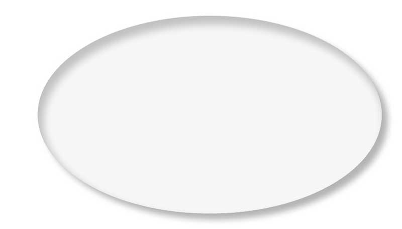 Name badge Acryline Oval