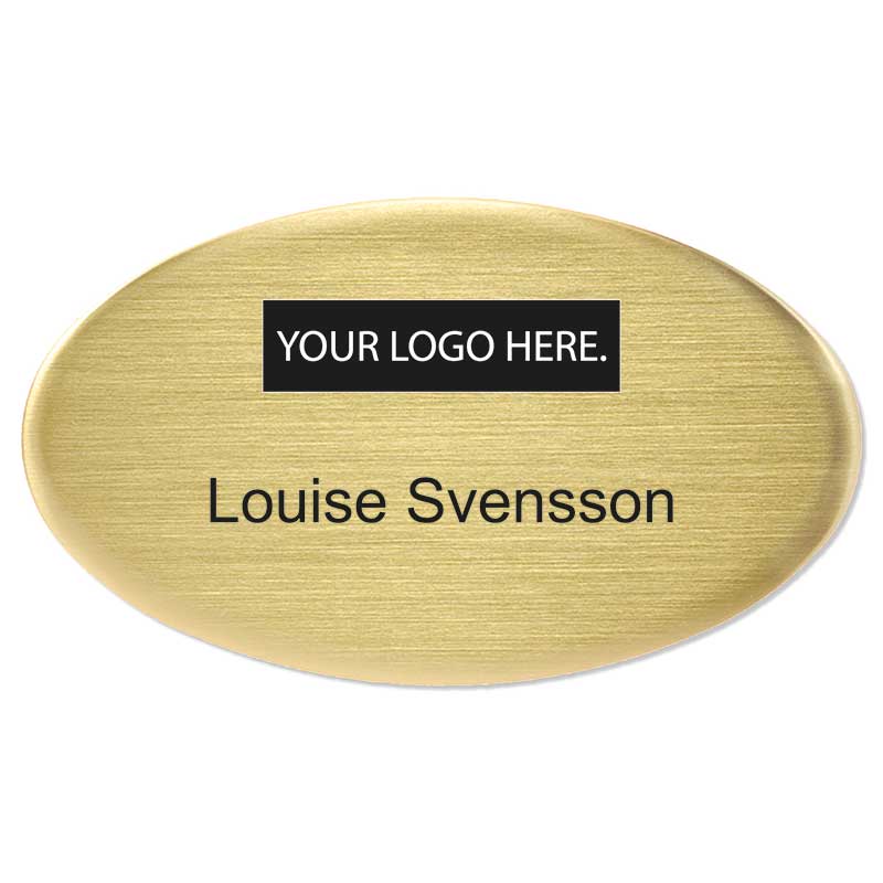 Name badge Classic Oval