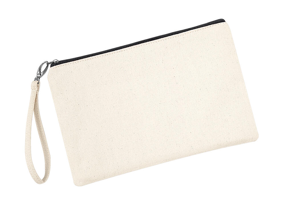 Canvas Wristlet Pouch