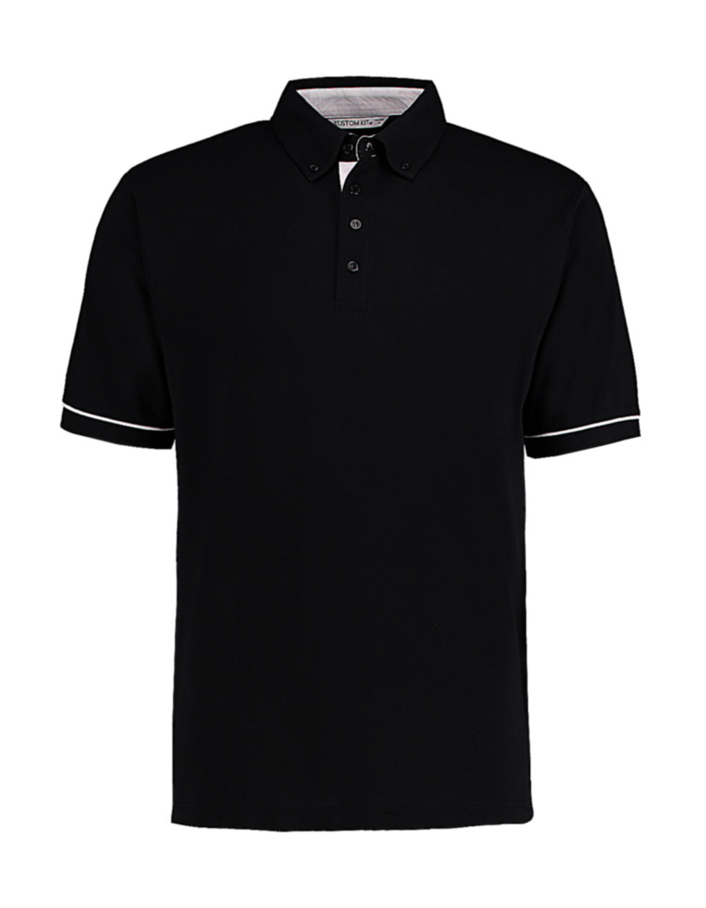 Classic Fit Button Down Contrast Polo Shirt