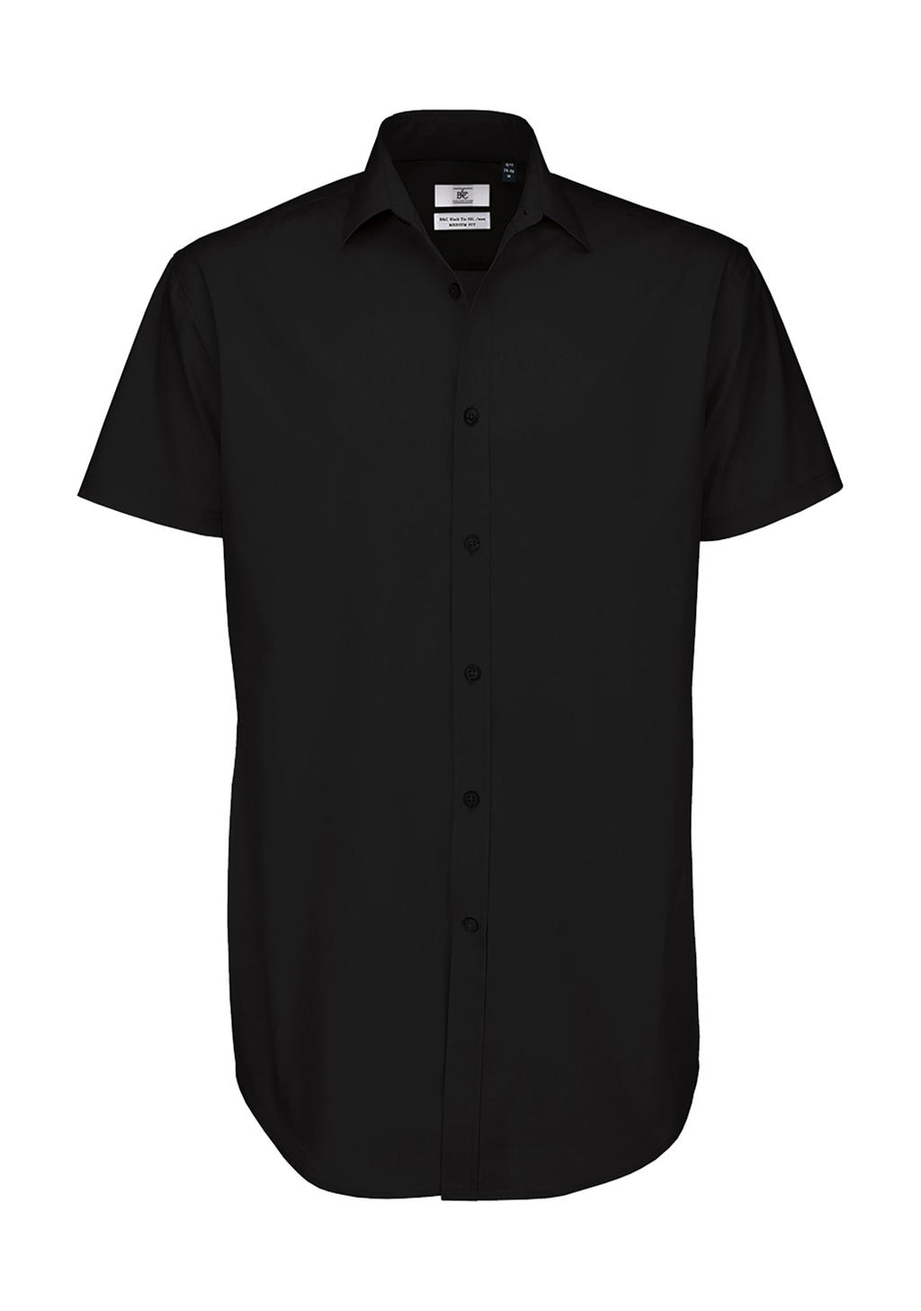 Black Tie SSL/men Poplin Shirt