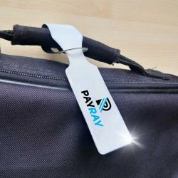 Luggage tag reflector